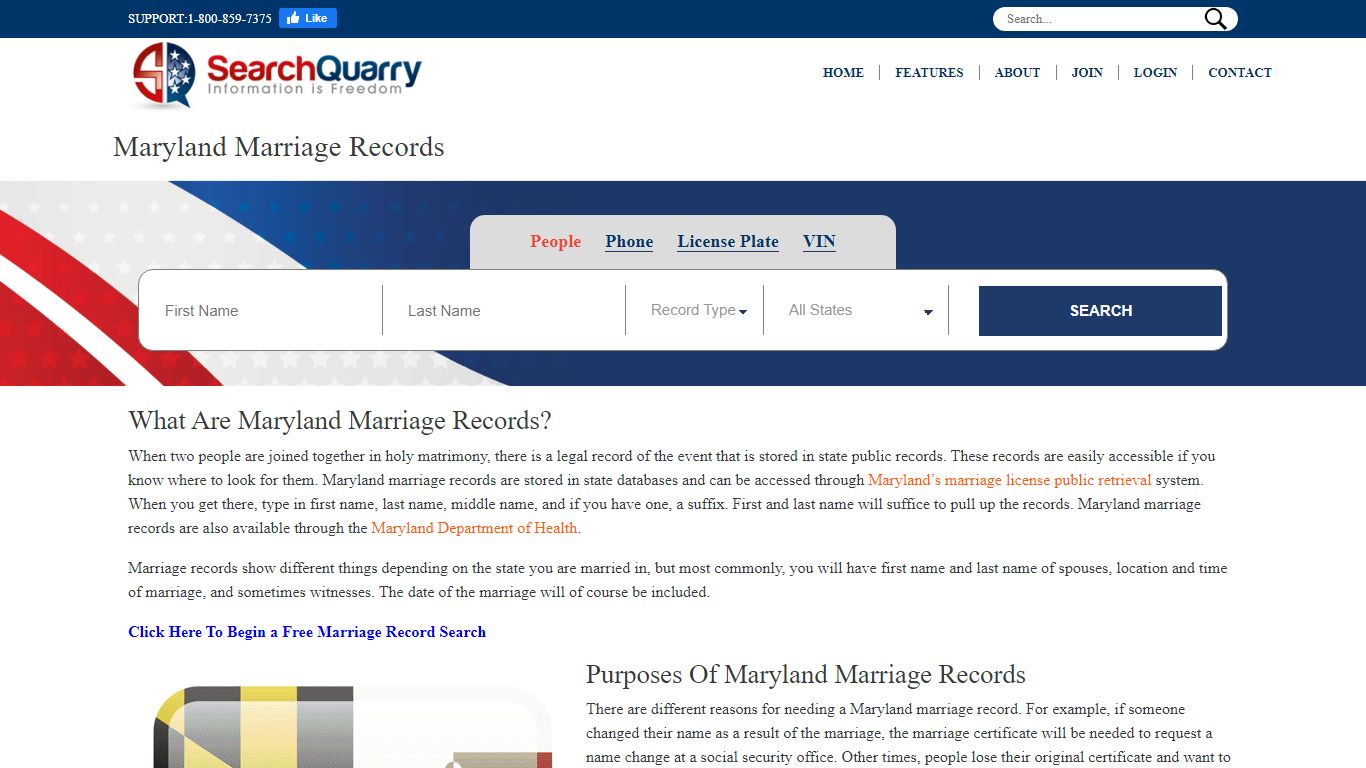 Free Maryland Marriage Records | Enter a Name & View Marriage Records