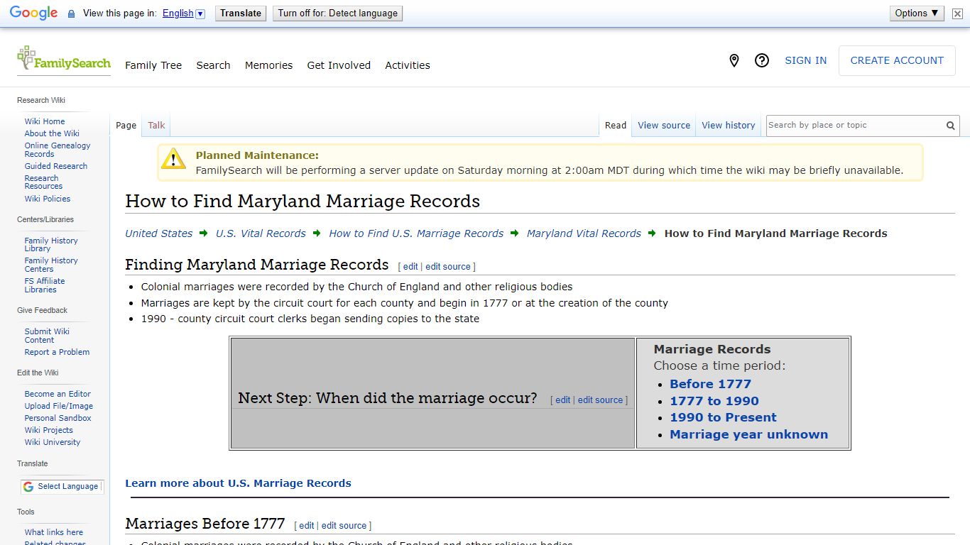 How to Find Maryland Marriage Records • FamilySearch